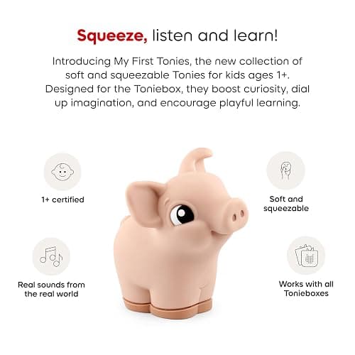 Tonies My First Pig Soft and Squeezable Audio Toy Figurine thumbnail 5