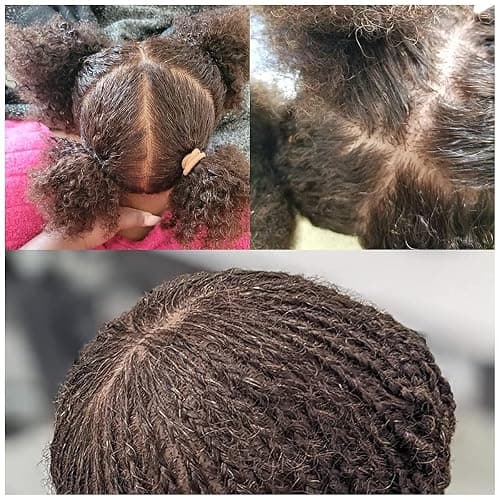 Afro Curly Mannequin Head with 100% Human Hair Curly Hair Hairdresser Hair Styling Cosmetology Manikin Head Doll head for Hairdresser Practice Styling Dye Braiding with Clamp Stand thumbnail 7