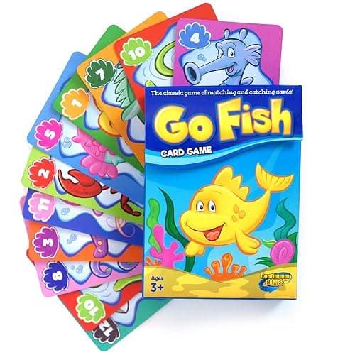 Continuum Games Go Fish Classic Card Game Fun for Children Age 3 and Up thumbnail 4