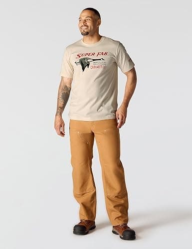 Carhartt Mens Relaxed Fit Lightweight Short-Sleeve Fab Graphic T-Shirt thumbnail 3