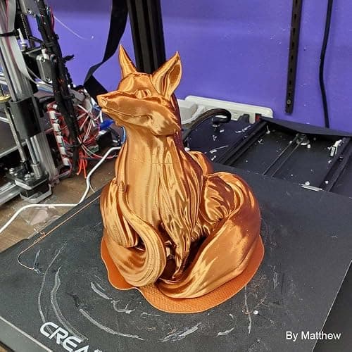 CC3D Silk Copper PLA 3D Printer Filament 1.75 mm 1KG 2.2LBS Spool 3D Printing Material Shine Silky Shiny Metallic Metal Copper PLA Filament thumbnail 4