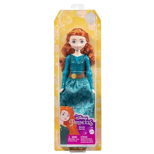 Mattel Disney Princess Merida Fashion Doll in Signature Look | Sparkling Fashion with Removable Skirt, Tiara & Shoes, Posable & Collectible, Inspired by Disney Pixar Brave Movie thumbnail 6