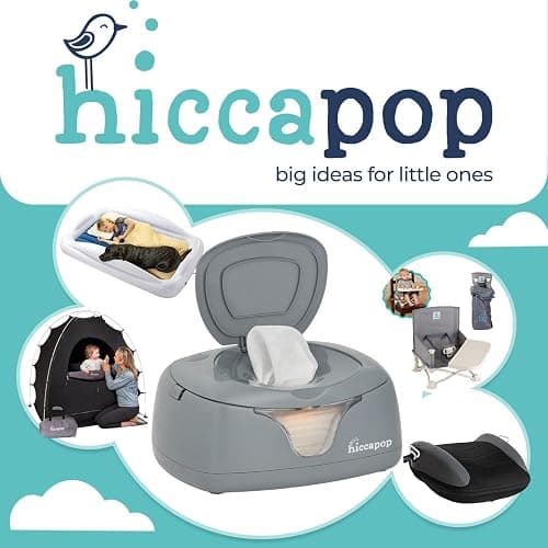 Hiccapop Baby Wipe Warmer and Wet Wipes Dispenser, Diaper Wipe Warmer, Gray thumbnail 7