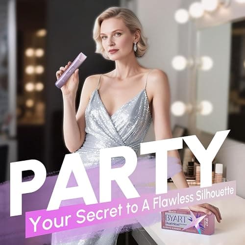 Electric Razors for Women - 2-in-1 Body & Facial Hair Trimmer, Wet & Dry Use Cordless Shaver for Legs, Underarms, Bikini Line, Ceramic Blade for Sensitive Skin - Teen Girl Gifts Trendy Stuff (Pink) thumbnail 8