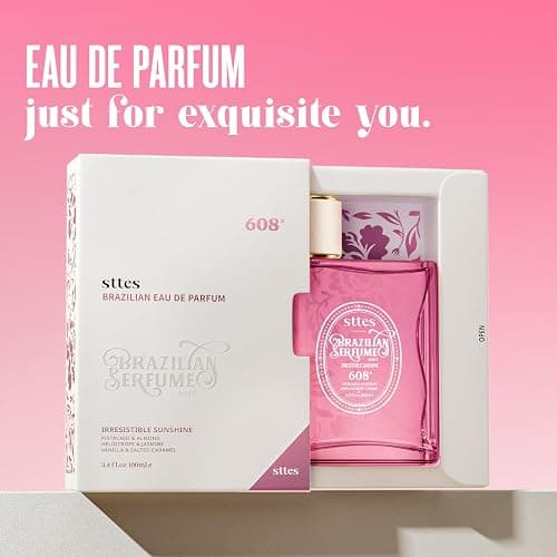 Sttes Perfume 608# (Delicious Pink Dragonfruit) - Eau de Perfume 100ml (3.4fl oz) Fruity and Floral (Vanilla + Jasmine + Red Pitaya) thumbnail 9