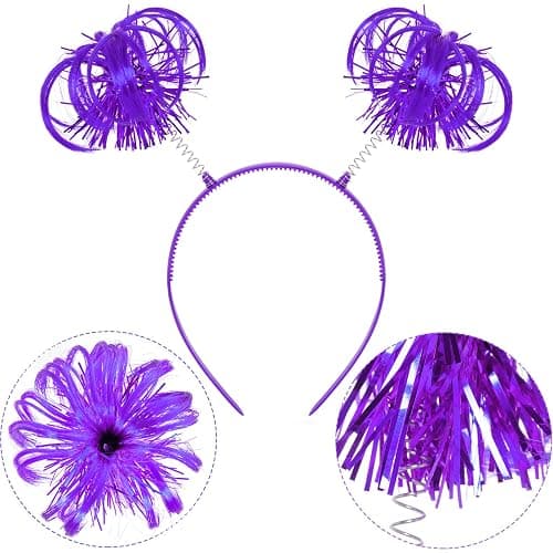 Haakong Women Tutu Costume Accessories Set Sunglasses Ponytail Headband Tutu Skirt Necklace for Halloween Mardi Gras thumbnail 3