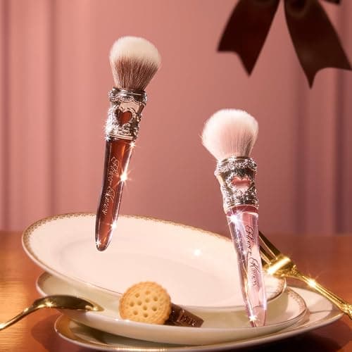 Flower Knows The Sweetie Bear Collection Rounded Blush Brush(Strawberry Pink) thumbnail 3