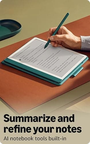 Amazon Kindle Scribe (32GB) - Your notes, documents and books, all in one place. With built-in AI notebook summarization. Includes Premium Pen - Tungsten thumbnail 3