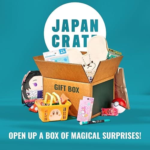 Japan Crate Kawaii Gift Pack - 20+ Piece Japanese Mystery Box for Girls & Boys, Surprise Gift Box for Kids, Includes Kawaii Accessories, Cute Stationery Items, Chocolates, Candies, and More! thumbnail 4