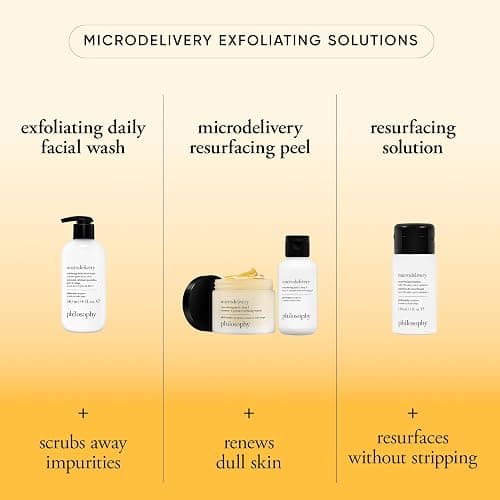 philosophy microdelivery exfoliating daily facial wash - with fine grain desert earth & gentle amino acids - scrubs away impurities & dead skin cells to alleviate dryness and rough texture thumbnail 6