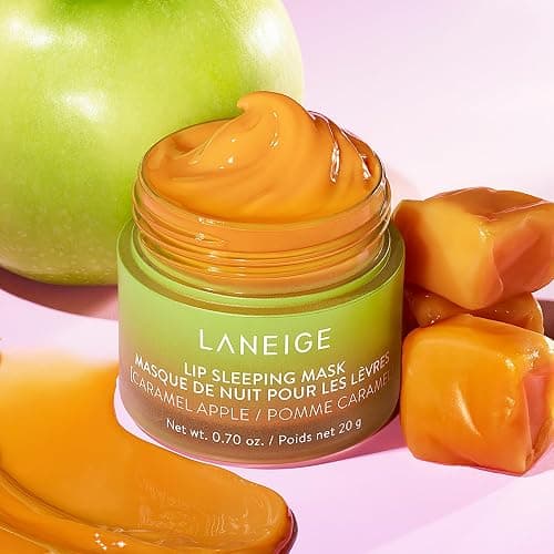 LANEIGE Lip Sleeping Mask Caramel Apple: Nourish, Hydrate, Vitamin C, Murumuru & Shea Butter, Antioxidants, Flaky, Dry Lips thumbnail 5