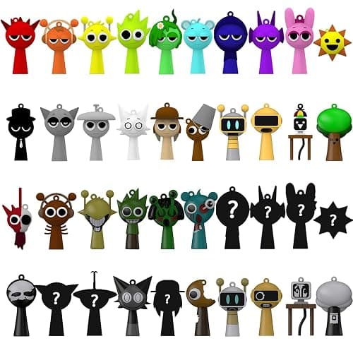 JIENSA Sprunky Action Figures Mystery Box, Sprunky Mystery Box (10 Pack) thumbnail 2
