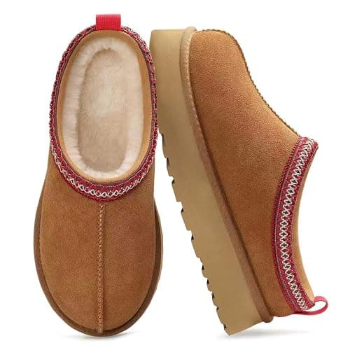 ZERISM Women's Slippers Platform Mini Boots Short Ankle Boot Fur Fleece Lined Sneakers House slippers Anti-Slip Boot For Outdoor thumbnail 3