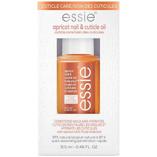 essie apricot vegan nail & cuticle oil, cuticle care, with apricot kernel and jojoba oil, 13.5 ml thumbnail 2
