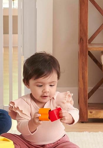 Fisher-Price Stacking Toy Baby’s First Blocks Set of 10 Shapes for Sorting Play for Infants Ages 6+ Months, FFC84 thumbnail 7