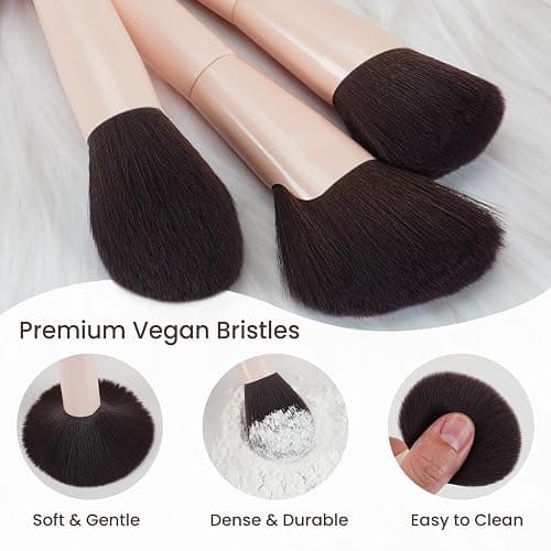 Makeup Brushes 10Pcs Professional Makeup Brush Set Foundation Contour Concealer Blush Highlight Powder Blending Eye Shadow Brush thumbnail 2