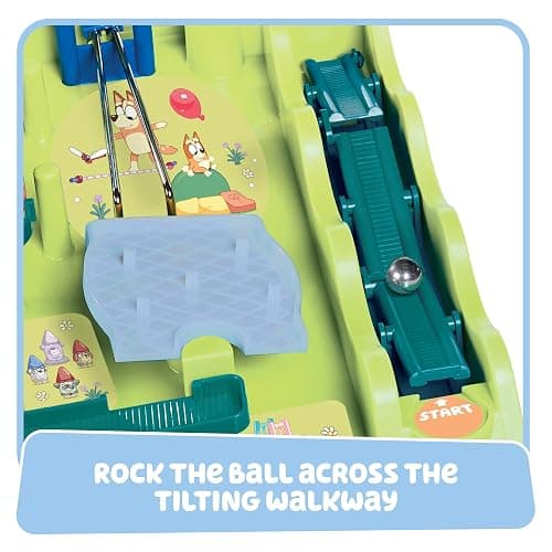 TOMY Bluey Screwball Scramble Marble Maze- Beat The Clock Marble Run - Fast Paced Kids Games and Bluey Toys for Birthday Parties - 1-4 Players - Ages 5 Years and Up thumbnail 5