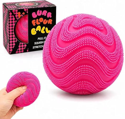 Fuzz Ball Squishy Stress Ball Toy,Slow Rising Memory Foam Fidget Squishy Fuzz Balls Adults Anxiety Stress Relief Toys,Party Favors Gift for Focus&Relaxation - Image 1