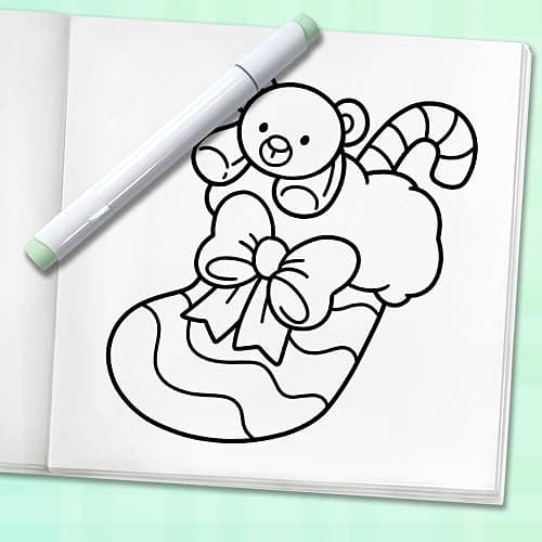 Christmas: Bold and Easy Coloring Book for Adults, Teens, and Seniors with Simple and Relaxing Holiday Designs (Bold and Easy Coloring Books) thumbnail 7