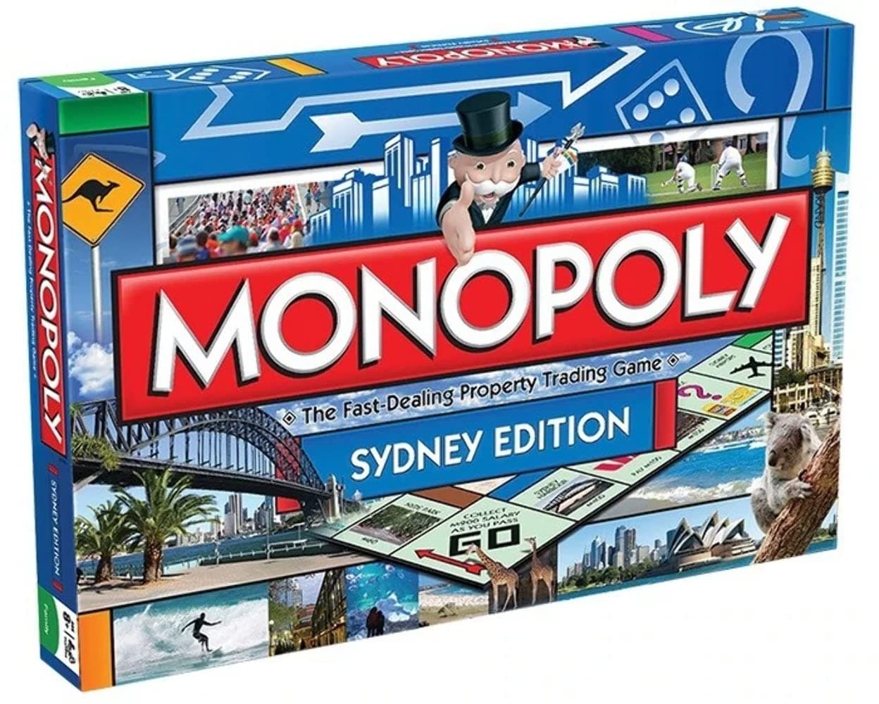 Winning Moves Monopoly Sydney Edition - Popular Board Game Regional Version - Conquer Sydney with your Family & Friends! - 2-6 Players Aged 8+ - Image 1