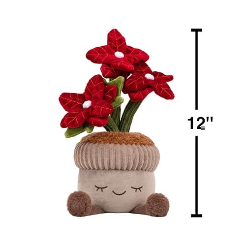 Russ Greenhouse 12-Inch Poinsettia Plant Plush - Ultrasoft Official Jazwares Plush - Ages 3+ thumbnail 3