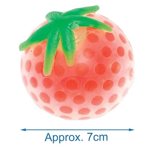 Baker Ross FN104 Squeeze Bead Fruit - Pack of 4, Rubber Toys, Jelly Toys for Kids, Party Bag Fillers thumbnail 3