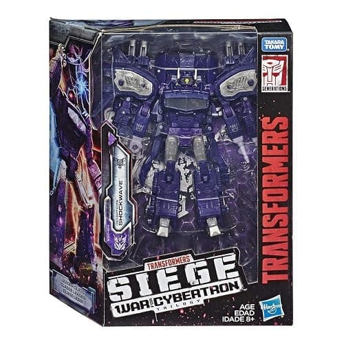 Transformers Generations War for Cybertron: Siege Leader Class WFC-S14 Shockwave Action Figure | Transformers Siege War For Cybertron 8 Inch Action Figure Leader Class - Shockwave thumbnail 5