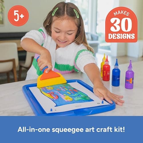 Educational Insights Squeegee Art Kit - Painting Kit for Kids, Children's Painting Kits, Screen Free Activites & DIY Projects, Mess-Free Art Kits for Kids, Boys & Girls Ages 5+ thumbnail 2