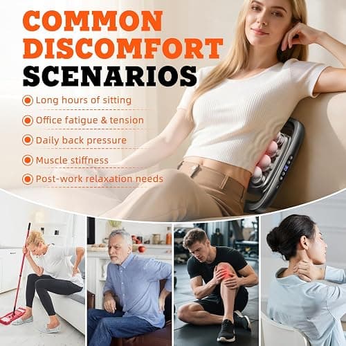 2026 New 16-Head Deep Tissue Percussion Massage Gun – Quiet Muscle Massager for Full Body, Up to 30 Intensity Levels, Cordless Rechargeable for Back, Legs, Shoulders & Recovery.Black thumbnail 7
