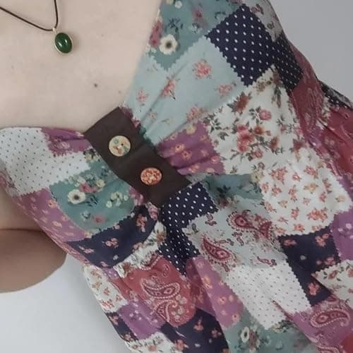 Coquette Cutecore Floral Spaghetti Strap Tank Top Boho Ruched Neck Babydoll Sleeveless Shirts Tees Summer Mini Dress thumbnail 6