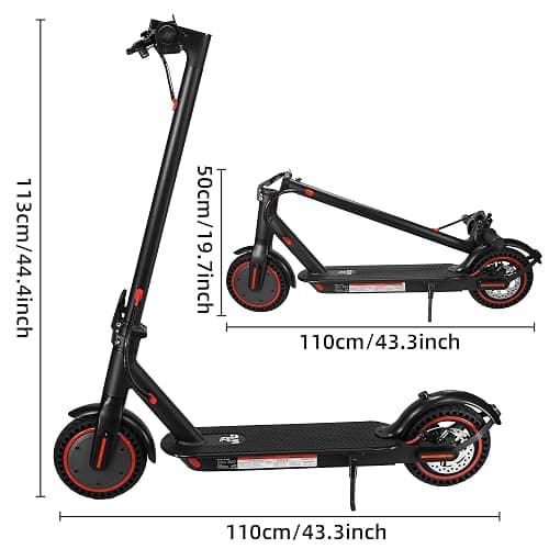 8.5 Inch Electric Scooters, 10.4Ah Class A Battery, 3 Speed ​​Modes, 15-21 Miles Range & 120kg Load thumbnail 2