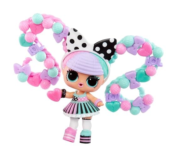L.O.L. Surprise! LOL Surprise Hair Beads Tots with 60+ Hair Beads, Collectible Doll, DIY Hairstyles, Hair Beads Doll - Great Gift for Girls Age 3+ thumbnail 3