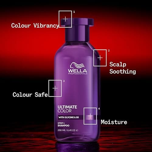 Wella Professionals Ultimate Color Sulphate-Free Shampoo For all Coloured Hair - Protects Hair Colour & Cleanses Scalp - With Glycine & Metal Purifier thumbnail 5