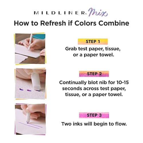 Zebra Pen Mildliner Mix Dual Color Highlighter Marker Set, Chisel Tip, No Bleed, Ideal for Bible Highlighting, Journaling, Note-Taking, School and Office Supplies, Assorted Colors, 6-Pack (77706) thumbnail 5