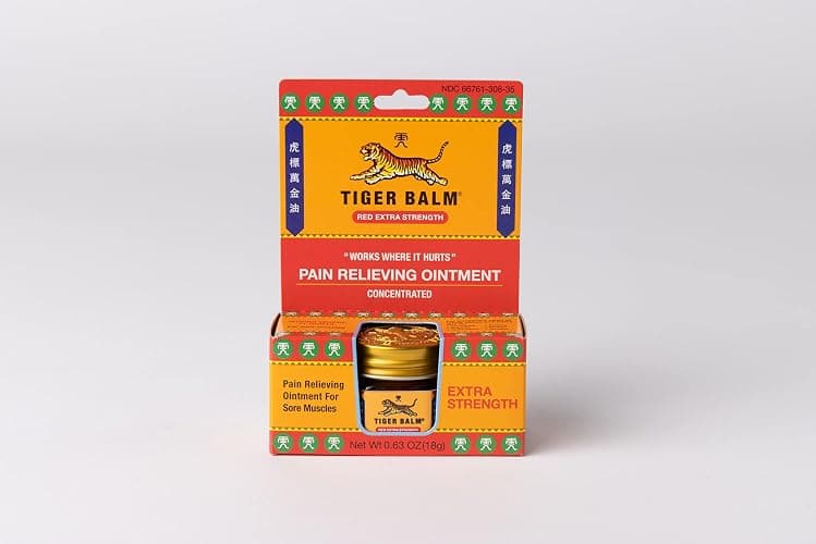 Tiger Balm Pain Relieving Ointment, Extra Strength, 0.63 Ounces (Pack of 3) thumbnail 2
