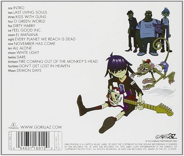 Gorillaz - Demon Days - Plastic Beach - The Fall - Gorillaz Album Bundling thumbnail 5