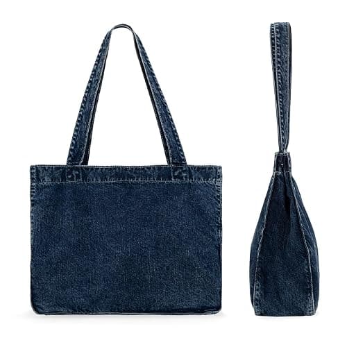 Montana West Wrangler Denim Tote Bag for Women Large Purses for Work Travel Everyday thumbnail 8