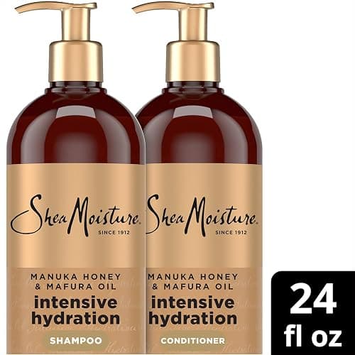 Shea Moisture Shampoo & Conditioner Set – Intensive Hydration Hair Care Formulas with Manuka Honey & Mafura Oil for Extra Dry, Damaged Hair, 24 Oz Ea thumbnail 8