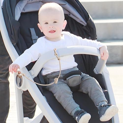 ROCCED Toy Straps for Baby 6pcs, Silicone High Chair Toys Straps Stroller Accessories Toddler Bottle Straps Car Seat Toys Baby Travel Essential Silicone Ivory+Sage+Blue thumbnail 7