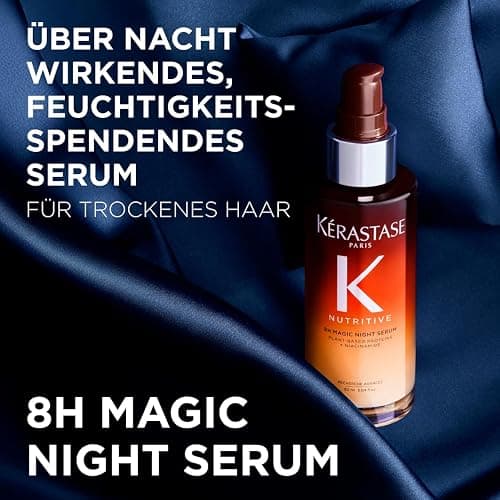 Kérastase Pflegeset mit Genesis Sérum Anti-Chute Fortifiant gegen Haarverlust und Haarbruch (90 ml) und Nutritive 8H Magic Night Serum (90 ml) für mehr Glanz und Geschmeidigkeit thumbnail 3