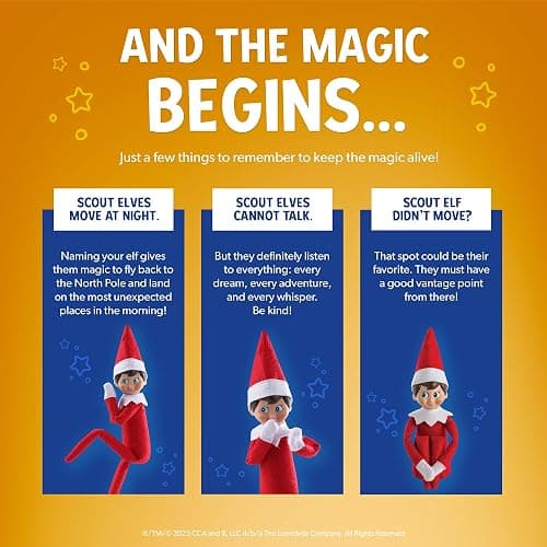 The Elf on the Shelf: A Christmas Tradition - Boy Scout Elf with Blue Eyes - Includes Artfully Illustrated Storybook, Keepsake Box and Official Adoption Certificate thumbnail 8