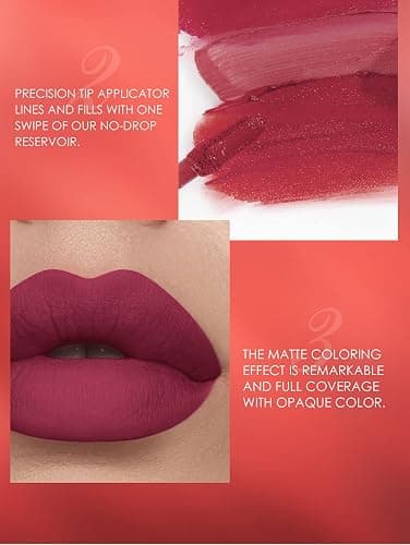 BestLand 12Pcs Matte Liquid Lipstick + Lip Liner Pens Set, Velvety Nude Lip Stain Waterproof Long Wear Makeup Gift Set thumbnail 8