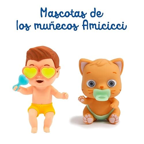 Amicicci Cicciobello, CicciPets Animal with Accessories, Super Soft, Random Models, Toy for Children from 3 Years, GIOCHI PREZIOSI, CC039 thumbnail 4