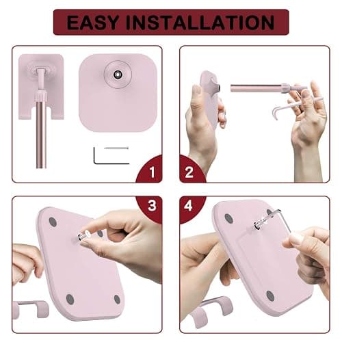 Doboli Cell Phone Stand, Valentine's Day Gifts for Teens Girls Boys Adults Women Men Mom Wife, Phone Stand for Desk, Phone Holder Stand Compatible with iPhone and All Mobile Phones Tablet, Pink thumbnail 5