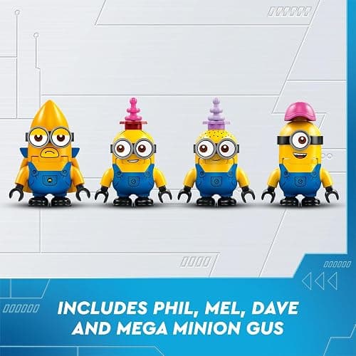 LEGO Despicable Me 4 Minions’ Music Party Bus, Creative Building Toy for Kids, Fun Despicable Me Toy Playset, Gift for Boys and Girls Aged 7 and Up, 75581 thumbnail 6