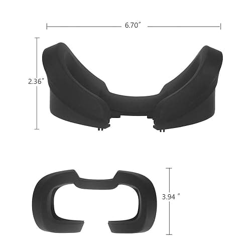 VR Face Pad for Oculus Rift S Silicone Eye Cover, Rift S VR Cover Sweatproof Waterproof Lightproof Anti-Dirty Oculus Rift S Accessory thumbnail 6