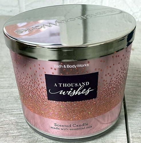 Bath and Body Works A THOUSAND WISHES 3-Wick Candle 14.5 Ounce - Image 1