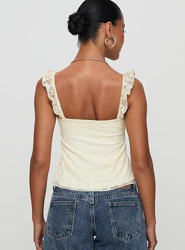 Princess Polly Women's Madaleine Lace Top thumbnail 3