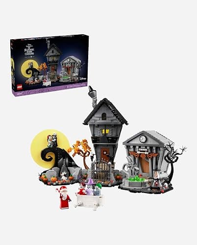 LEGO Disney Tim Burton's The Nightmare Before Christmas Decor - Building Set for Adults for Display, Ages 18+ - Collectible DIY Craft for Fans of Iconic Movie with Minifigures Included - 21351 thumbnail 7