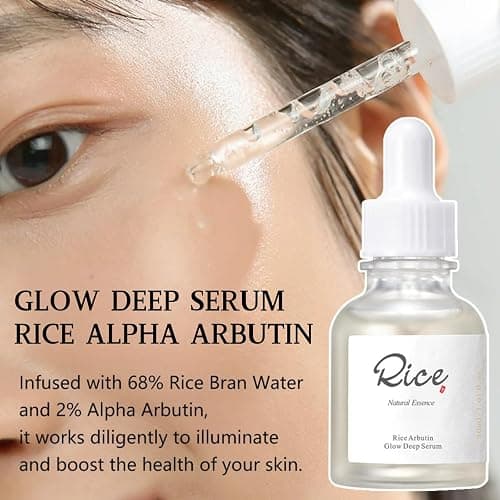 4-Step Korean Glass Skin Set – Rice & Honey Glow Mask, Arbutin Serum, Ginseng Eye Care, Hydrating Toner | Vegan, Anti-Oxidant Skincare Kit for Glowing Complexion, Korean Skincare Routine(4Pcs) thumbnail 7